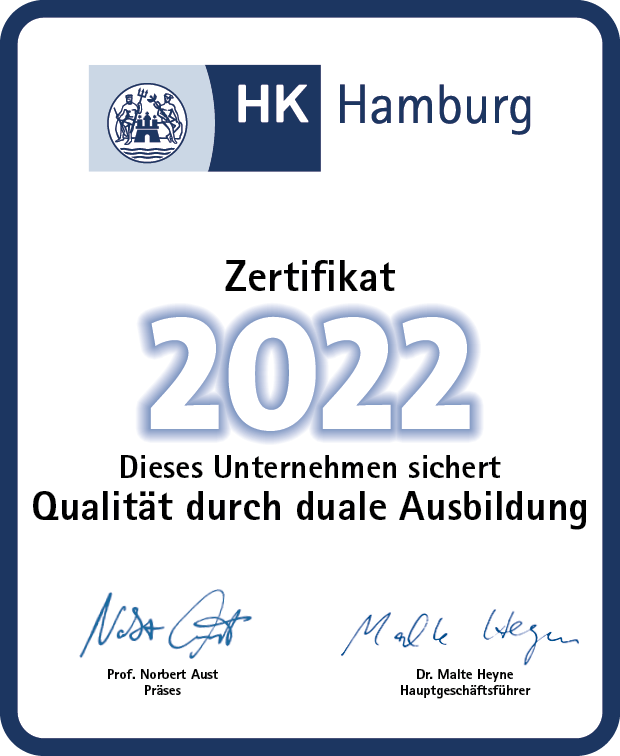 Handelskammer Zertifikat 2022